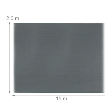 Ecran de intimitate gri antracit inaltime de 2 m
