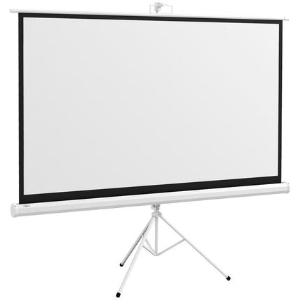 Ecran proiector cu suport, 186x105 cm, 16:9 HD 4K