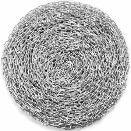 Proof Coil Chain 3/16 In x 250 Ft, Galvanized, 1100 Lb