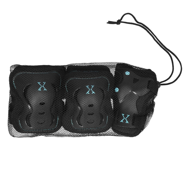 Set echipament de protecție, mărimea S, negru-mentă