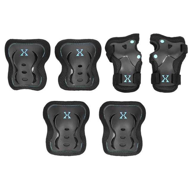 Protective Gear Set, Size XL, Black-Mint
