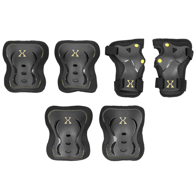 Set echipament de protecție, mărimea XL, negru-galben