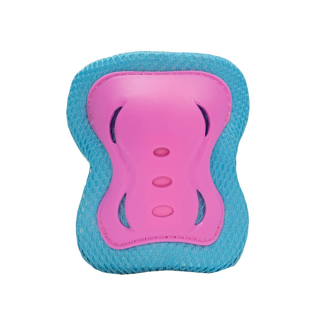 Set echipament de protecție, mărimea XL, albastru deschis/roz