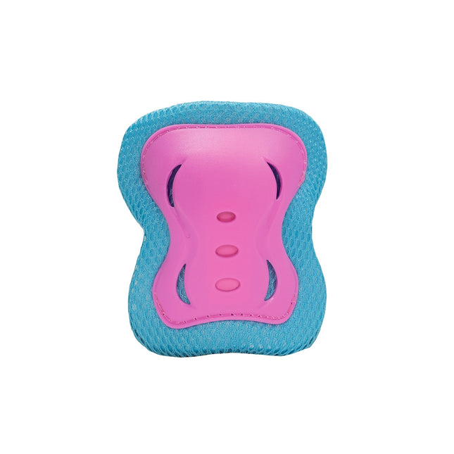 Set echipament de protecție, mărimea XL, albastru deschis/roz