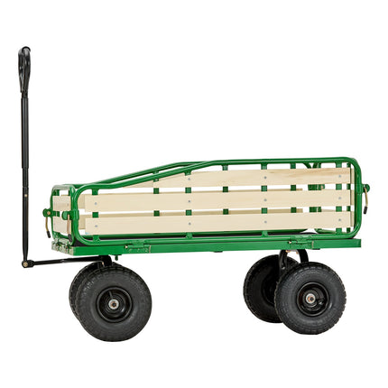 Pull-Along Wagon, 101 cm, 250 kg Capacity, 10 in Tires