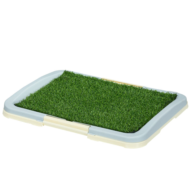 Toaletă Puppy Toaletă pentru câini Toaletă pentru câini din iarbă artificială Albastru 63X48,5Cm