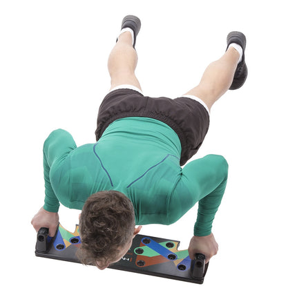 Placă Push Up cu sloturi cu mai multe poziții, neagră