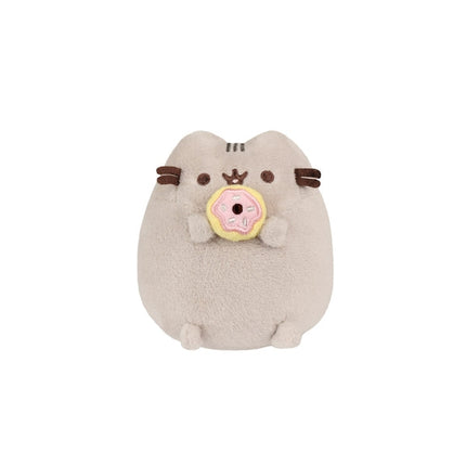 Pusheen jucărie de pluș Pusheen șezând cu gogoașă, 10 cm