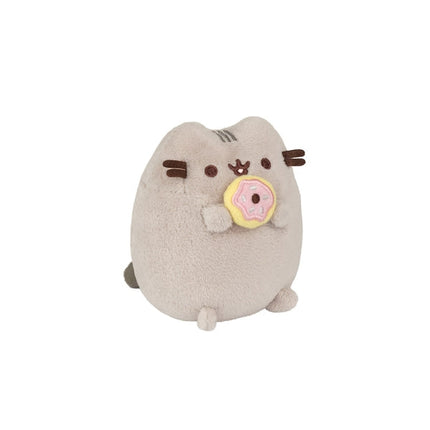Pusheen jucărie de pluș Pusheen șezând cu gogoașă, 10 cm