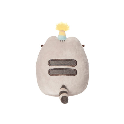Pusheen jucărie de pluș Pusheen șezând cu pălărie de petrecere, 10 cm