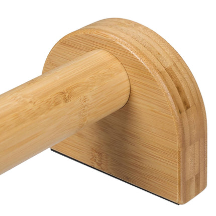 Push-up grips in bamboo 2-pack