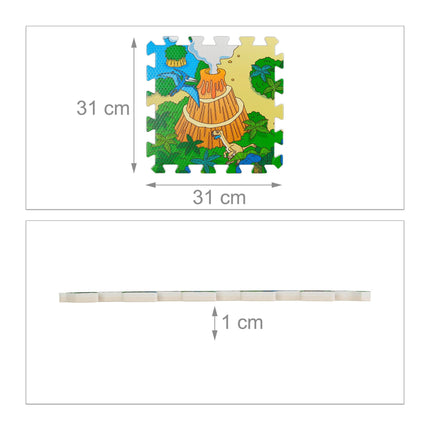 Covoraș puzzle Dinozaur