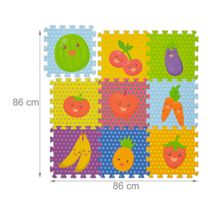 Covoraș puzzle Fructe