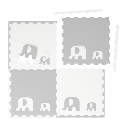 Puzzle mat elefanți