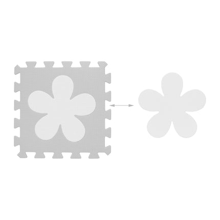 Covoraș puzzle model floral