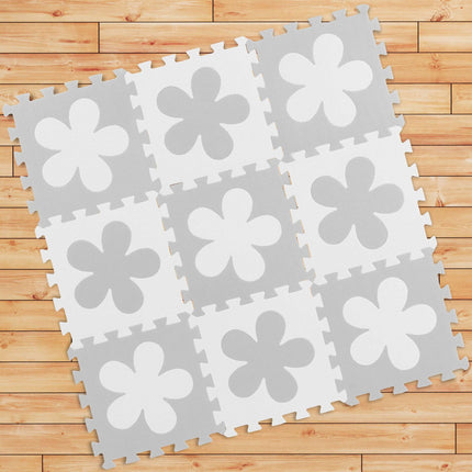 Covoraș puzzle model floral