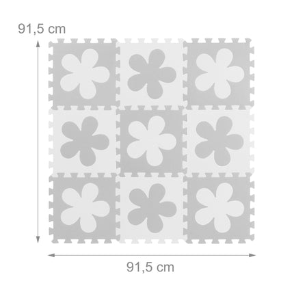 Covoraș puzzle model floral
