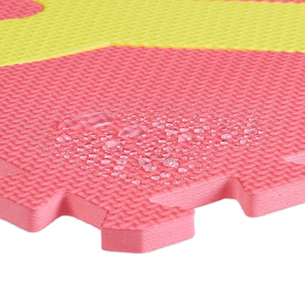 Puzzle mat robot parts