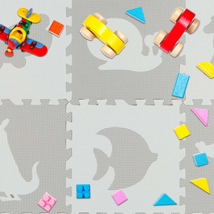 Covoraș puzzle cu motive animale