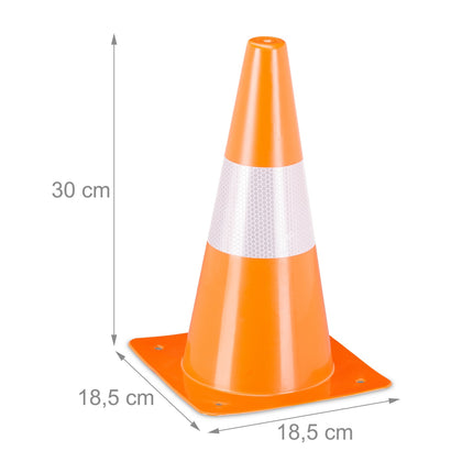Pylons, 32 pcs, orange