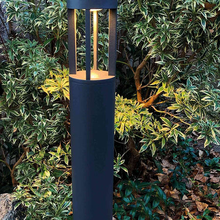 Quadra Bollard 390lm 65cm Black