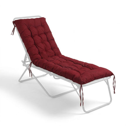 Pernă matlasată pentru bancă de grădină cu legături, căptușeală groasă