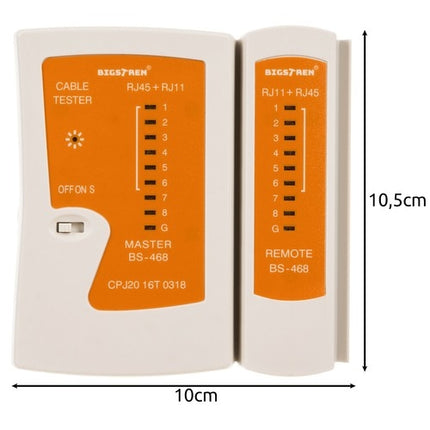 Tester de cablu RJ45/RJ11 Bigstren 22166