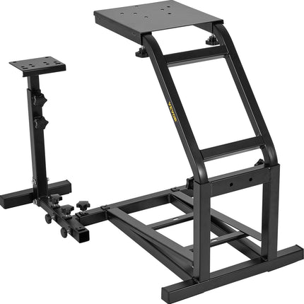 Racing Wheel Stand, Carbon Steel, Adjustable, Shifter Mount