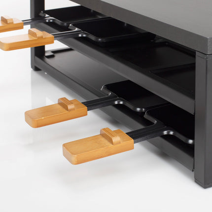 Raclette 162655 Black Steel Raclette for 8 people.