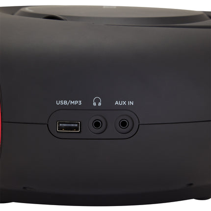 Radio with CD player and Bluetooth Red