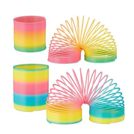 Set de 4 spirale curcubeu