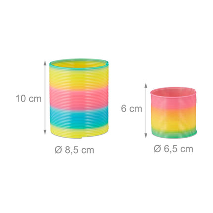 Set de 4 spirale curcubeu