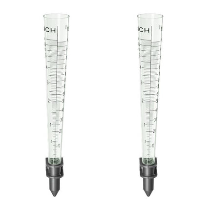 Set de 2 pluviometri cu suport de perete