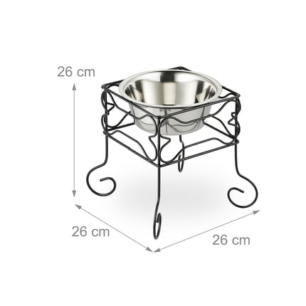 Suport pentru bol pentru câini, 1500 ml, oțel inoxidabil