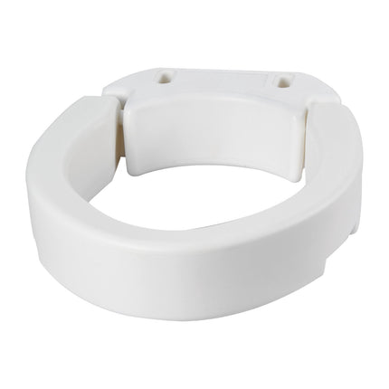 Raised Toilet Seat Riser, 300 lb, 3.5 in Lift, Elongated