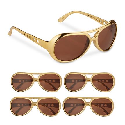 Ochelari Rapper Party - plastic, lentile colorate