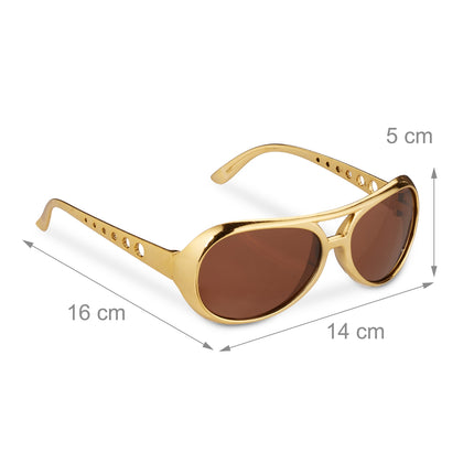 Ochelari Rapper Party - plastic, lentile colorate