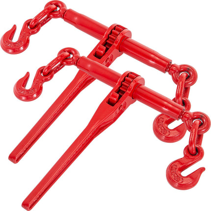 Ratchet Chain Binder 5/16-3/8 in, 6600 lb, G70 Hooks