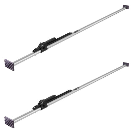 Ratcheting Cargo Bar Set, 89–104 in, Steel, 2 Pack
