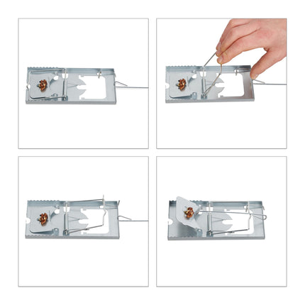 Rat trap set of 4