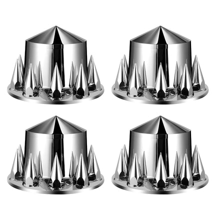 Rear Axle Wheel Covers for Semi Truck, Spiked ABS Kit