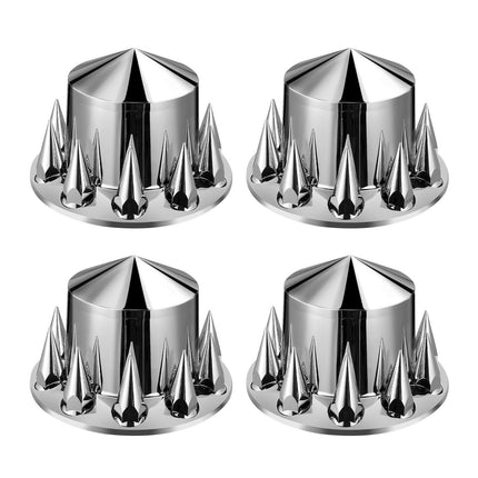 Rear Axle Wheel Covers for Semi Truck, Spiked ABS Kit