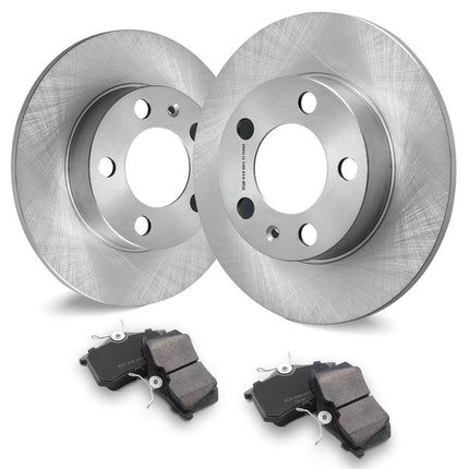 Rear Brake Kit, 232mm Rotors, Ceramic Pads, 2 Rotors 4 Pads