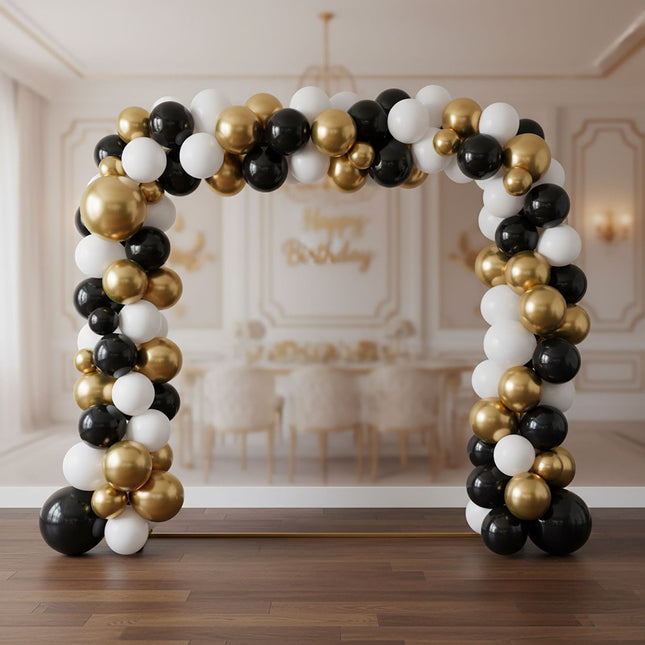 Cadru dreptunghiular pentru arc de balon – prin împingere, interior și exterior