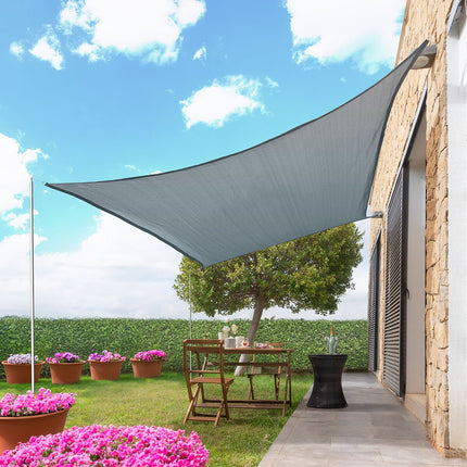 Rectangular Shade Sail Reshad InnovaGoods 3 x 4 m - Grey