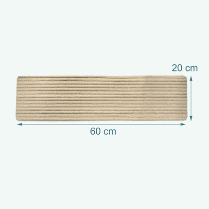 Covorașe dreptunghiulare pentru scări, 16 buc, 65×20 cm, antiderapante