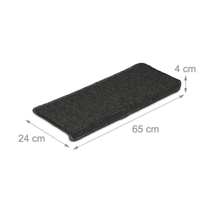Trepte de scară dreptunghiulare Set de 15 - antiderapante, autoadezive