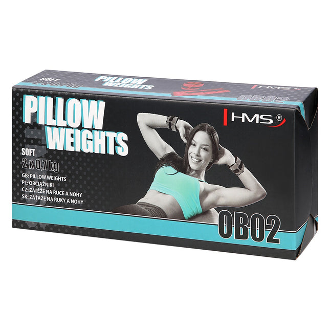 Greutăți roșii pentru glezne și încheieturi, 2 x 0,7 kg