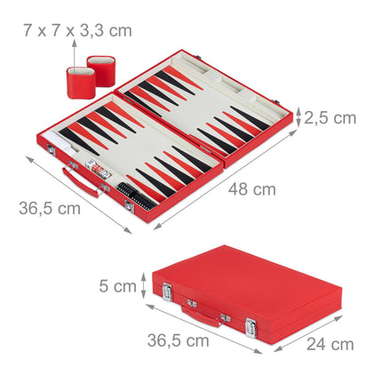 Geantă roșie de table