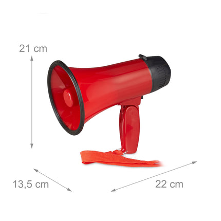 Red megaphone for stadium